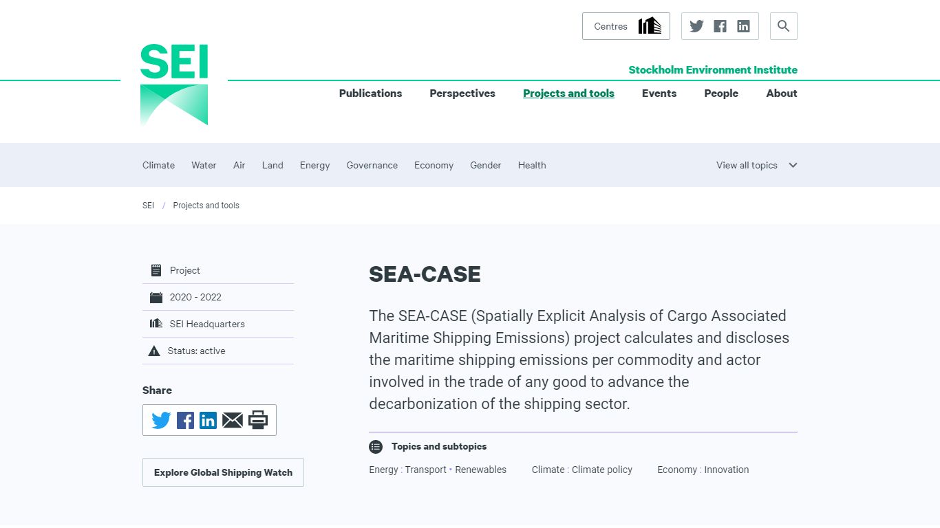 SEA-CASE - SEI